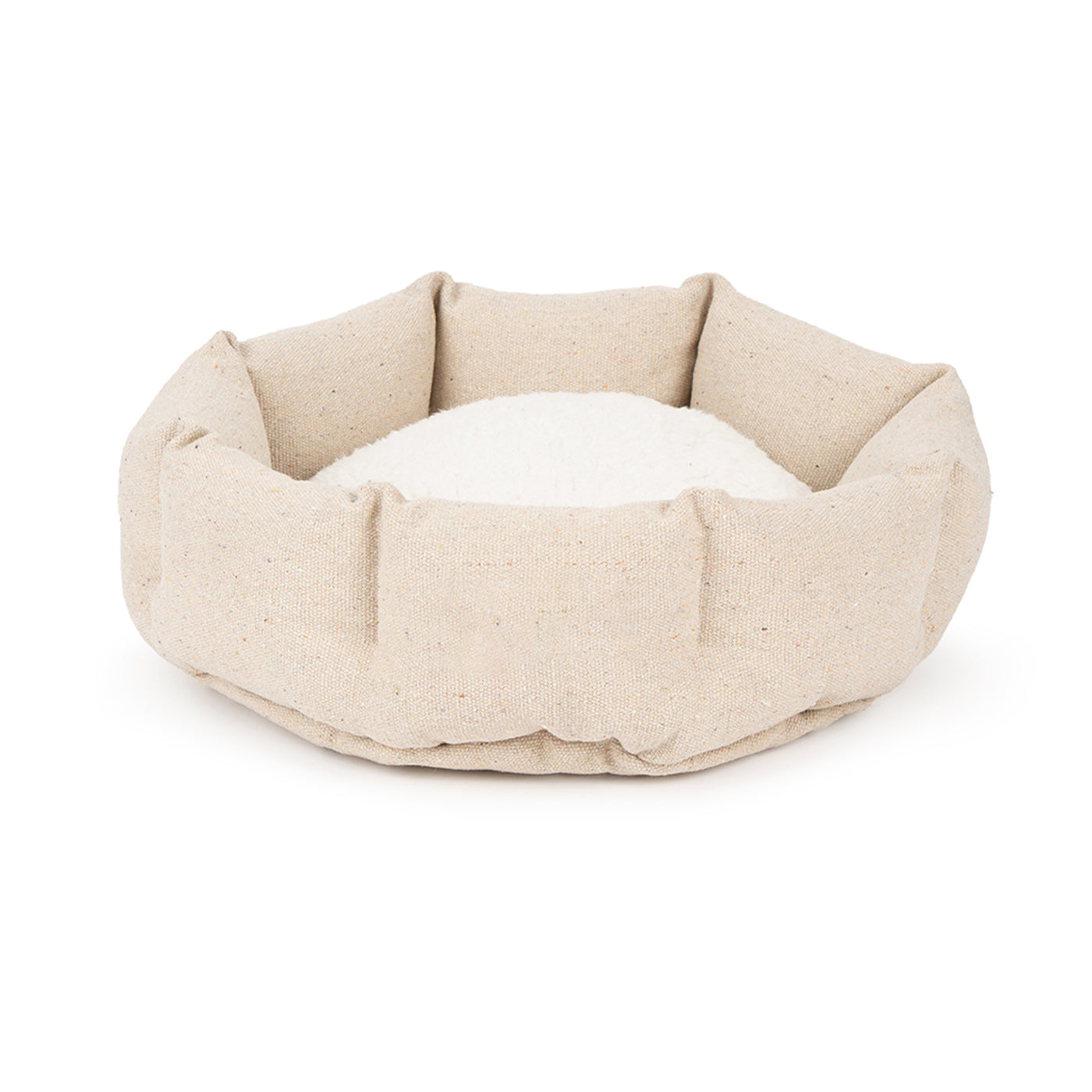 Scruffs 100% Recycled Cream Eco Eden Cat Bed