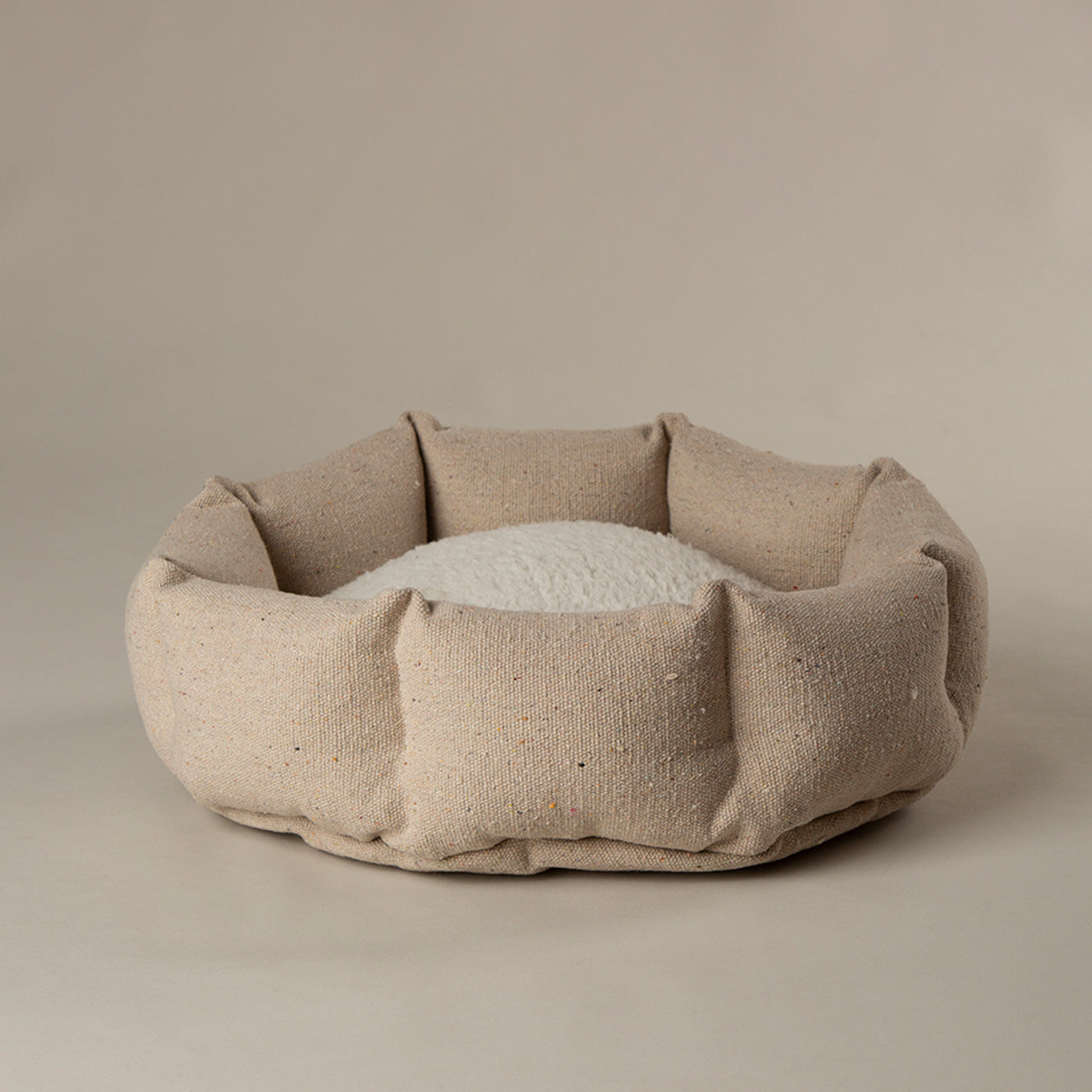 Scruffs 100% Recycled Cream Eco Eden Cat Bed