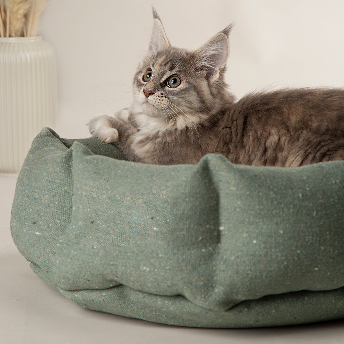 Scruffs 100% Recycled Green Eco Eden Cat Bed