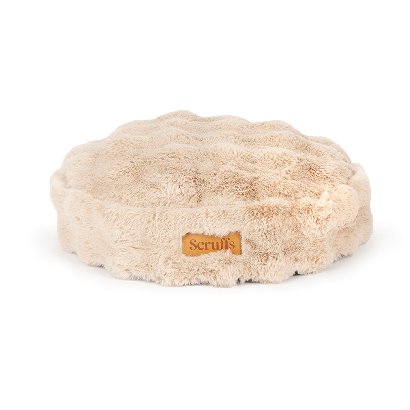 Scruffs Alpine Champagne Round Pet Cushion