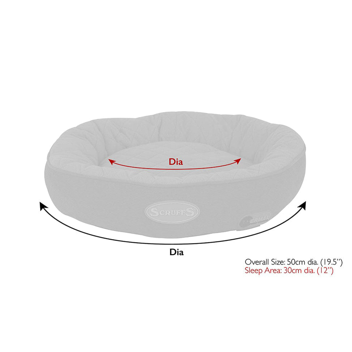 Scruffs Thermal Self Heating Ring Cat Bed