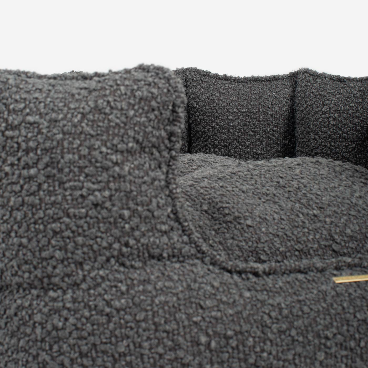 High Wall Bed For Cats With Removable Covers in Bouclé by Lords & Labradors