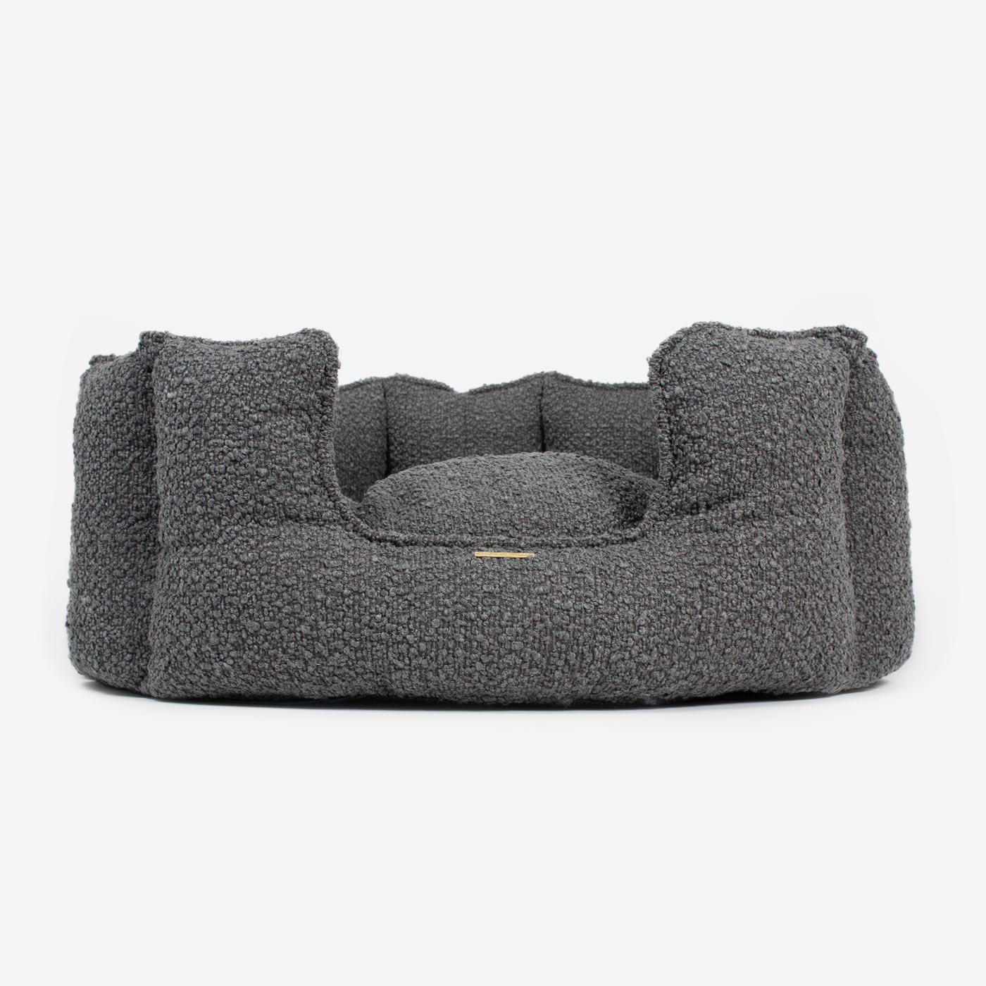 High Wall Bed For Cats With Removable Covers in Bouclé by Lords & Labradors
